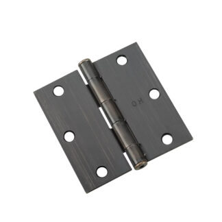 Onward 821ORBB 3-1/2" Steel Full Mortise Butt Hinge, 2 Pack - Oil-Rubbed Bronze