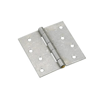 Onward 829GAR 4" Steel Full Mortise Butt Hinge, 2 Pack - Galvanized