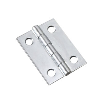 Onward 837XV 2" x 1-1/2" Steel Mortise Butt Hinge, 2 Pack - Zinc