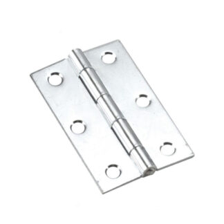 Onward 839XV 3" x 2" Narrow Steel Butt Hinge, 2 Pack - Zinc