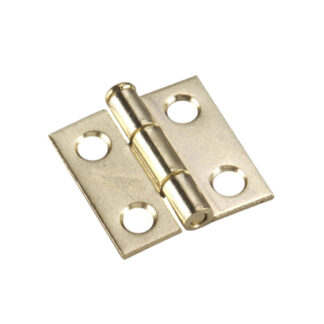 Onward 840BV 1" Narrow Steel Butt Hinge, 2 Pack - Brass