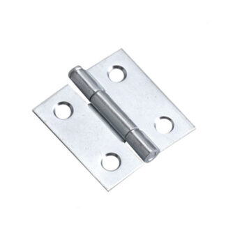 Onward 841XV 1-1/2" Narrow Steel Butt Hinge, 2 Pack - Zinc