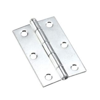 Onward 844XV 3" x 2" Narrow Steel Butt Hinge, 2 Pack - Zinc