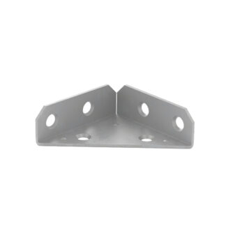 Onward 91GA20R 2" x 5/8" Multi-Position Steel 3-Sided Corner Brace, 2 Pack - Galvanized