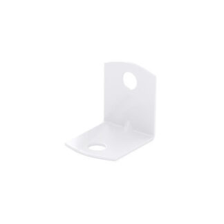 Onward 94W1V 3/4" Steel Square Corner Brace, 20 Pack - White