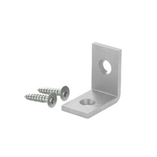 Onward 97GA07R 3/4" x 1/2" Steel Corner Brace, 4 Pack - Galvanized