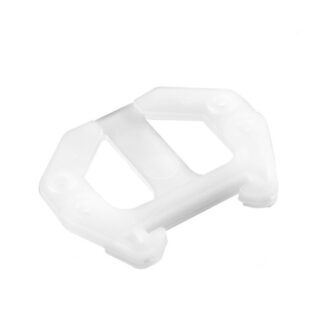 Onward 997DGR 2-1/2" x 2-1/32" Plastic 997 Center Mount Slide Drawer Guide, 2 Pack - White