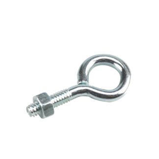 Onward 2106XBC 2" x 1/4" Steel Eye Bolt with Nut - Zinc
