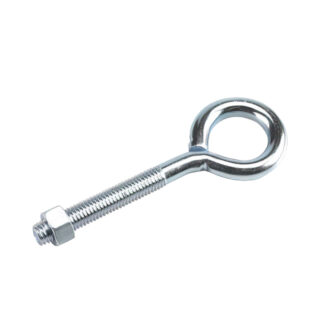 Onward 2127XBC 6" x 1/2" Steel Eye Bolt with Nut - Zinc