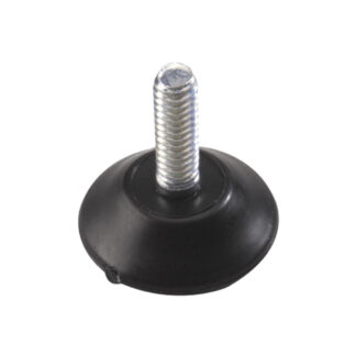 Onward 69402R 1-1/8" x 1-1/4" Plastic Leveler, 4 Pack - Black