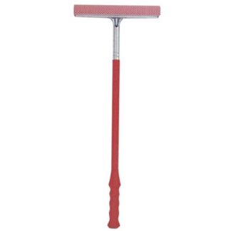 Mallory 10NYRD-26A Window Squeegee, Rubber Frame, Red