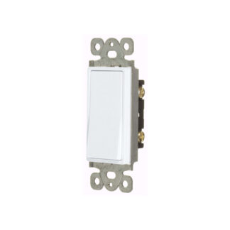 Cathelle 4337 Single Pole Decora Switch - White