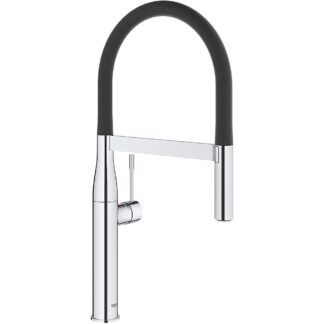 Grohe 30295000 6.6 L/min (1.75 gpm) Single-Handle Semi-Pro Dual Spray Kitchen Faucet - Black