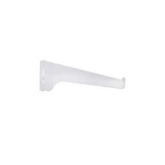 Knape & Vogt 180WH 6" Powder-Coated Steel Shelf Bracket - White