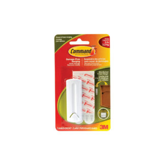 Command 17041C 5lb Plastic Picture Hanging Hook - White