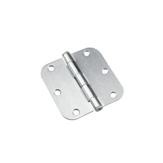 Onward 1821BCB 3-1/2" Full Mortise Steel Butt Hinge, 2 Pack - Brushed Chrome