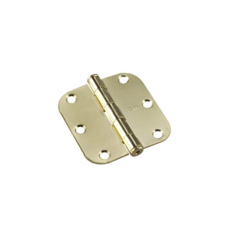 Onward 1820BB 3" Full Mortise Steel Butt Hinge, 2 Pack - Brass