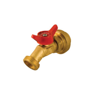 Aqua Dynamic 1102-994 Hose Bibb No Kink 3/4" Push-fit Brash Quarter Turn