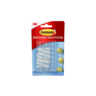 Command 17026CLR-C 0.5lb Plastic Decorating Clip - Clear