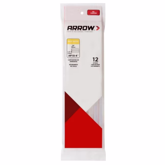 Arrow AP10-4 10" x 1/2" All-Purpose Glue Stick, 12 Pack - Clear