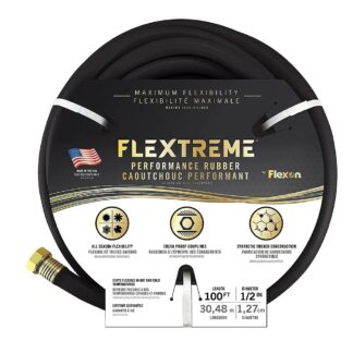 Flexon FLXPR12100 1/2" x 100' Flextreme Performance Rubber Hose