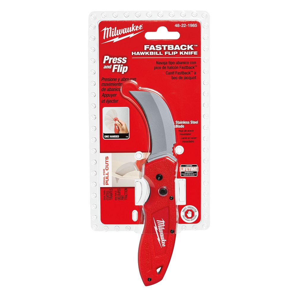 Milwaukee 48-22-1985 Fastback Hawk Bill Folding Knife