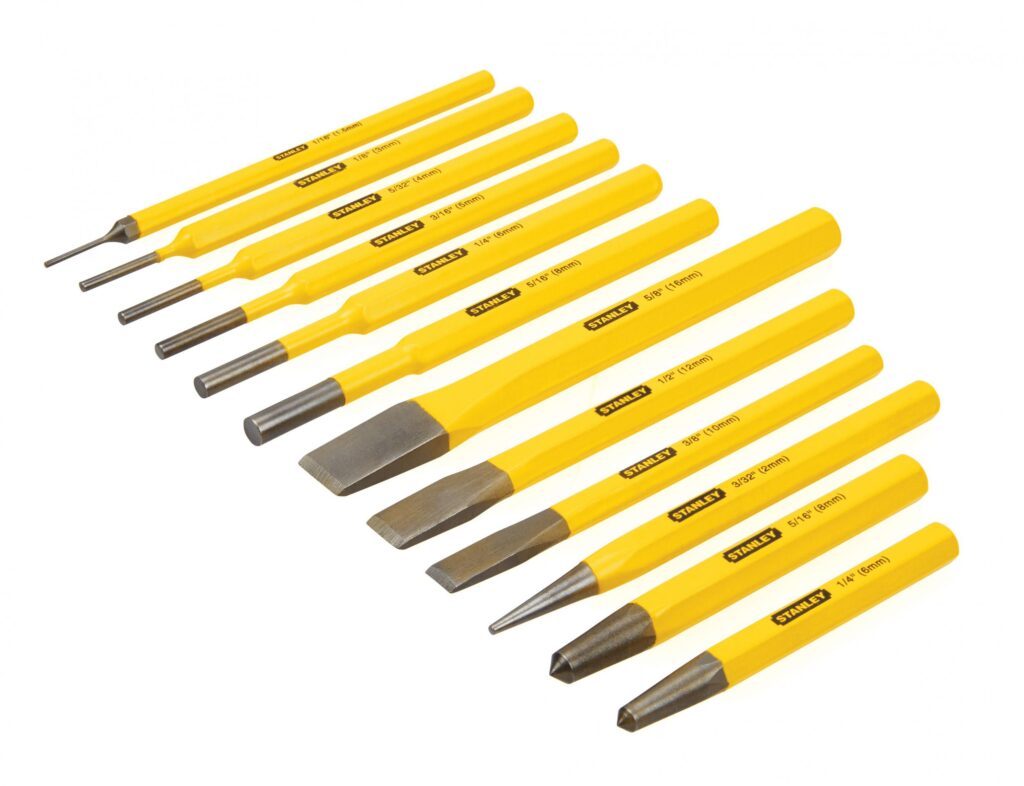 Stanley 16-299 Punch & Chisel Kit, 12 Pack - Preston Hardware
