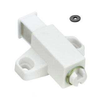 Richelieu BP509630 41mm Single Plastic Automatic Magnetic Latch - White