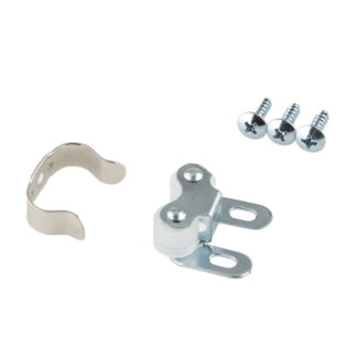 Richelieu BP55102G 25mm 551 Double Roller Catch with Strike - Zinc