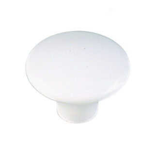 Richelieu SP39002 38mm 390 Functional Plastic Knob - White