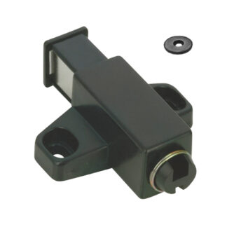 Richelieu BP509690 41mm Single Plastic Automatic Magnetic Latch - Black