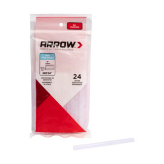 Arrow MG24-4 4" x 5/16" All-Purpose Glue Stick, 24 Pack - Clear