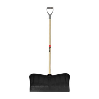 Garant NPP26KD 26" Poly Blade Snow Pusher - Black, Grey & Hardwood