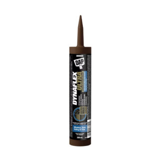 DAP 7079874156 300ml Dynaflex Ultra Window, Door, Siding & Trim Advanced Exterior Sealant - Brown
