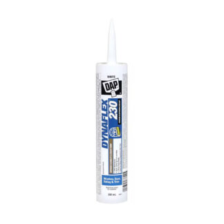 DAP 74084 300ml Dynaflex 230 Window, Door, Siding & Trim Premium Elastomeric Sealant - White