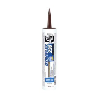 DAP 74096 300ml Dynaflex 230 Window, Door, Siding & Trim Premium Elastomeric Sealant - Brown