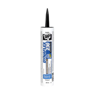 DAP 74102 300ml Dynaflex 230 Window, Door, Siding & Trim Premium Elastomeric Sealant - Black