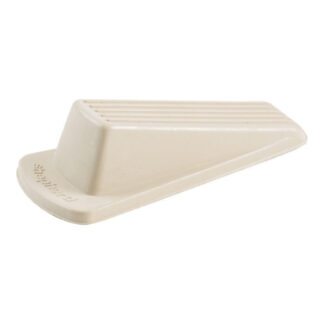 Shepherd Hardware 9163 1-1/2" x 4-3/4" Heavy-Duty Rubber Door Wedge - Off-White