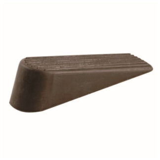 Shepherd Hardware 9132 4" x 1" Rubber Door Wedge, 2 Pack - Brown