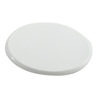Shepherd Hardware 9551 3-1/4" Plastic Wall & Door Knob Protector - White