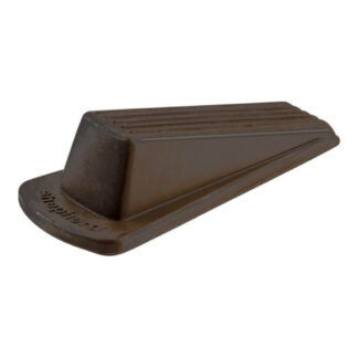 Shepherd Hardware 9133 1-1/4" x 4-3/4" Heavy-Duty Rubber Door Wedge - Brown