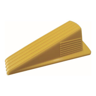 Shepherd Hardware 3763 6-3/4" x 3-1/2" Heavy-Duty Jumo Rubber Door Wedge - Yellow