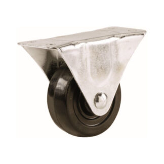 Shepherd Hardware 9483 3" Soft Rubber Rigid Plate Caster