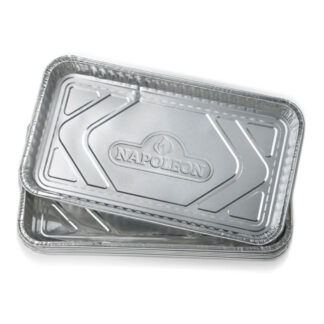 Napoleon 62008 14" x 8" Disposable Grease Tray, 5 Pack