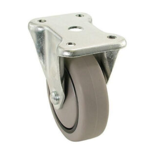 Shepherd Hardware 3732 3" Soft Rubber Rigid Plate Caster