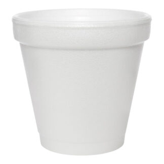 Dart 064001 4J4 4oz Plain Foam Espresso Cup, 1000 Pack - White