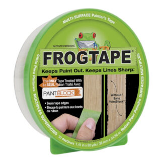 FrogTape 1408436 60yd x 1.41" Painters Tape - Green
