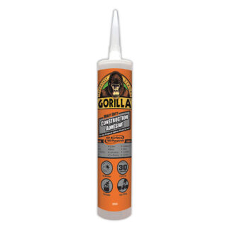 Gorilla 8110003 9oz Heavy-Duty Construction Adhesive - White