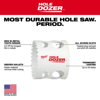 Milwaukee 49-56-0102 1-3/4" Ice Hardened Hole Saw