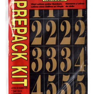 NUMBER KIT 2" BLACK/GOLD 9104 1023516